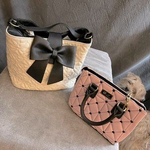 Two Betsy Johnson purses